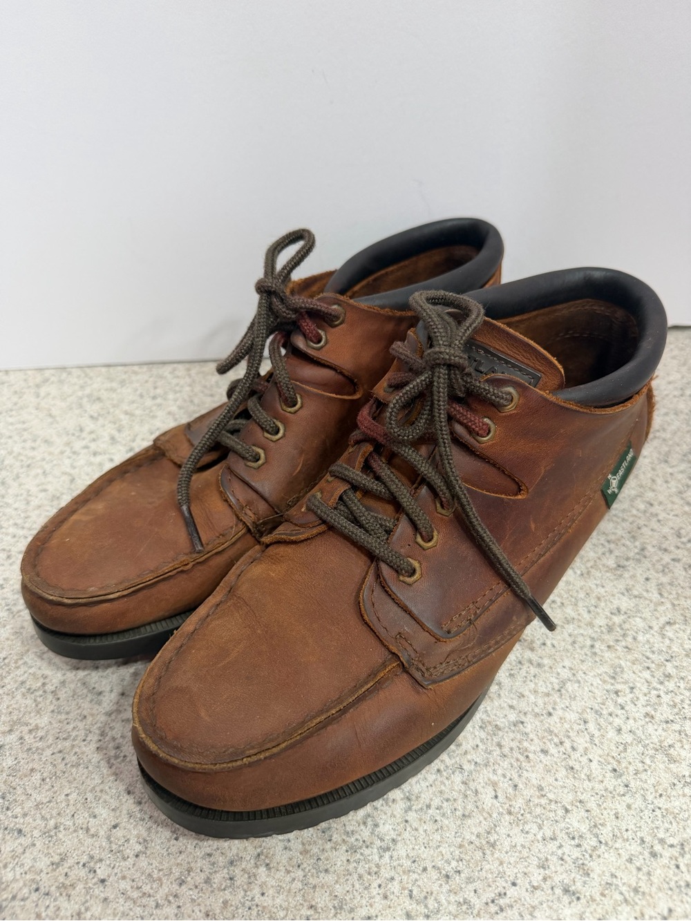Vtg EASTLAND Seneca Camp Moc Chukka Leather Boots - Men’s Size 9.5 - Brown